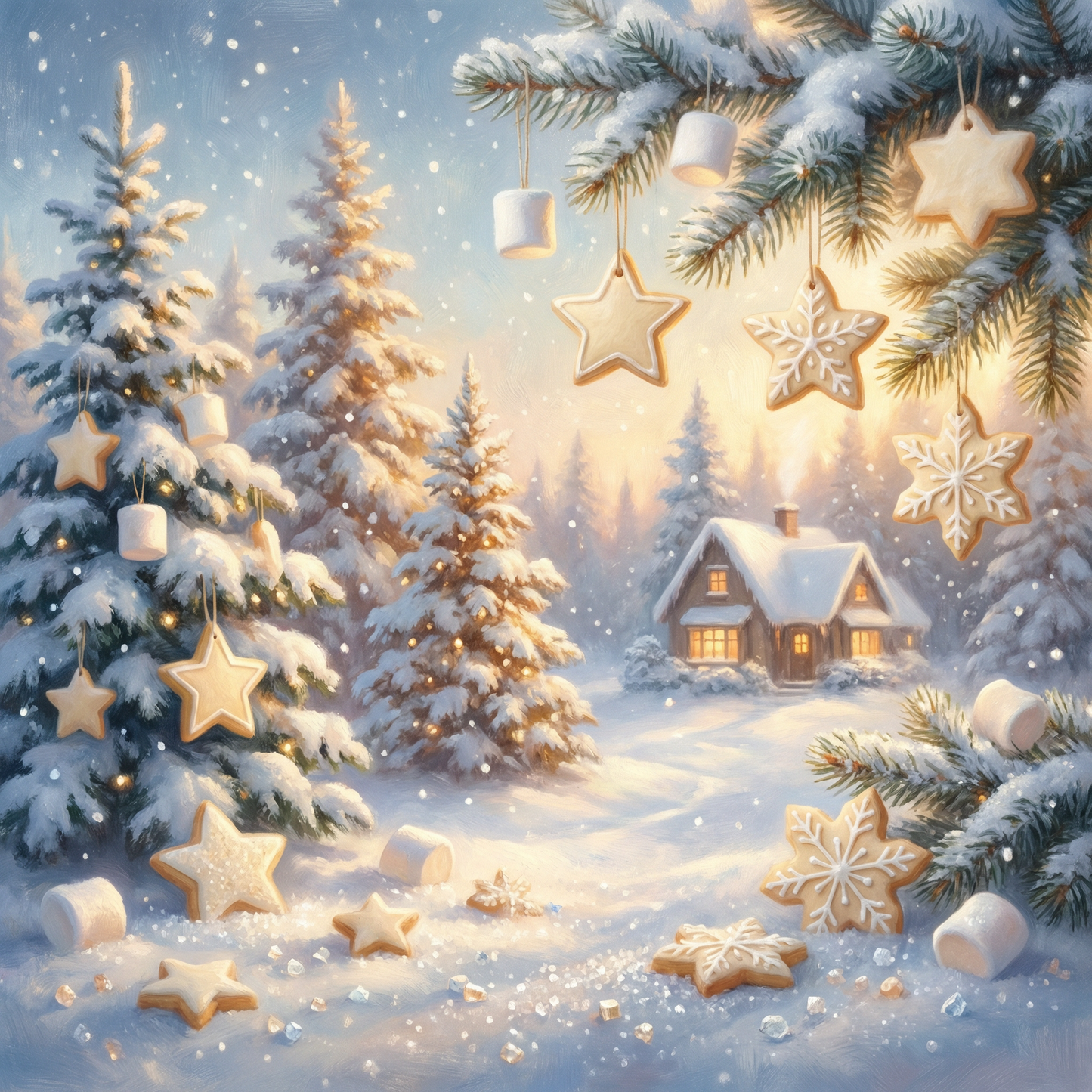 Fir-Tastic Marshmallow Dreams Wax Melt Brittle